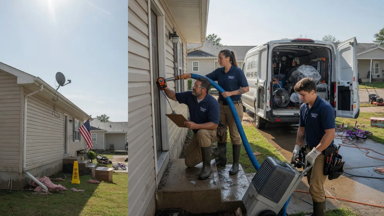 Ceiling Water Damage Restoration in Comanche, OK near me